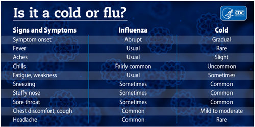 Cold vs Flu